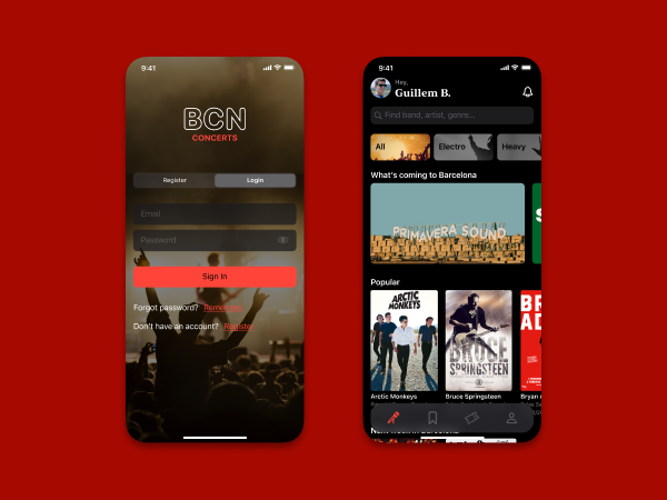 BCN Concerts app