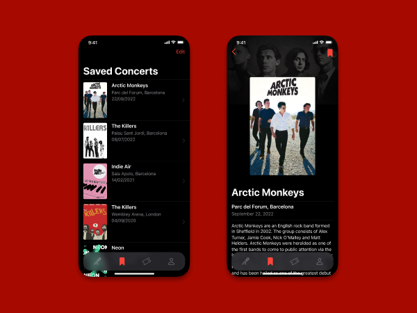 BCN Concerts app