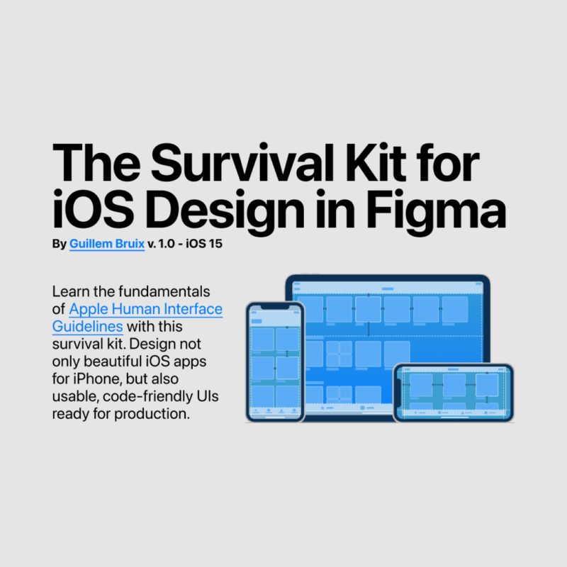 The Survival Kit for iOS Design in Figma